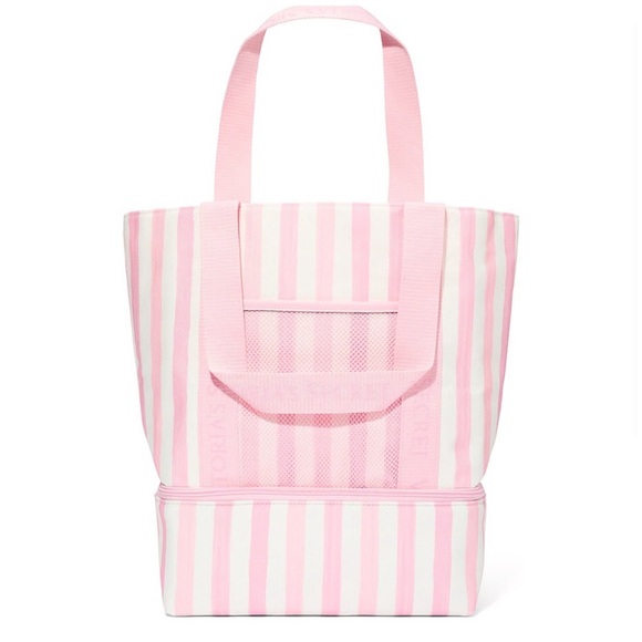 Victoria’s Secret Pink Stripe Cooler Tote - Picture 3 of 3
